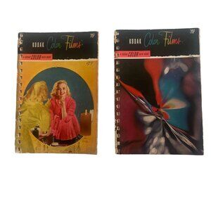 Kodak Color Films No. E-77 2nd ed. 1957 & 3rd ed. Lot of 2